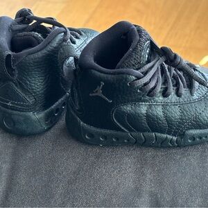 Nike Air Jordan Jumpman Sneakers Kid Size 4C Pro Black Shoes  909418-002